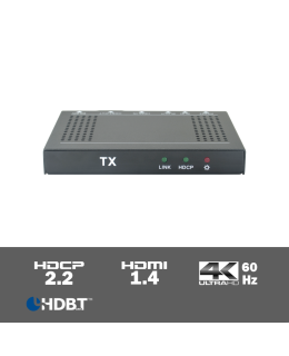 Digichain Electronics TPUH411 HDBaseT 4K transmitter HDCP 1.4 HDCP2.2 tot 70 meter