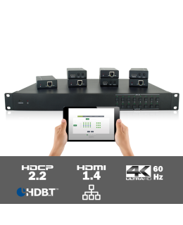 MUH88E - 8x8 HDMI HDBaseT matrix