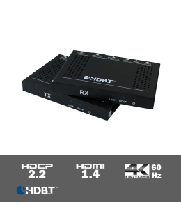 TPUH412 - 4K HDBaseT PoH HDCP 2.2 extender kit 70 meter