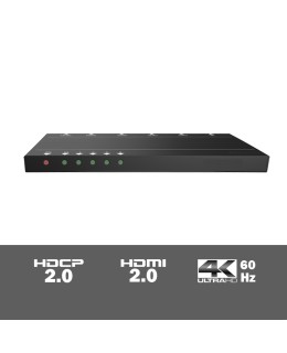 SUH4-H2 - 4-voudige 4K HDMI 2.0 splitter