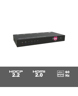 SUH4E-H2 - 4-way 4K HDMI 2.0 splitter including HDCP killer