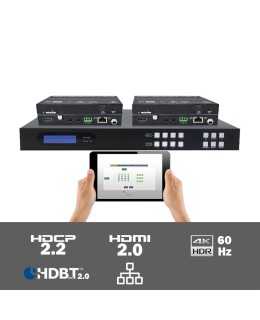 MUH44T-H2 4x4 HDMI 2.0 HDBaseT matrix switcher