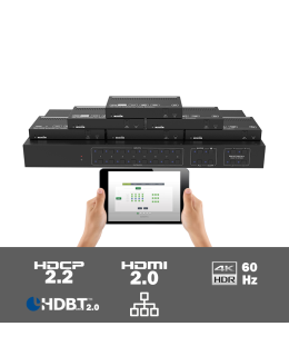 MUH88E-H2 - 8x8 HDMI 2.0 HDBaseT matrix (set)