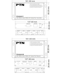 PTN - TPVG201 - VGA + audio twisted pair extender kit