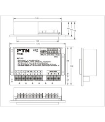 PTN - PTDM6 - 6-voudige dimmer