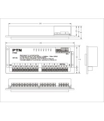 PTN - PTRE8 - 8-voudige relaisbox