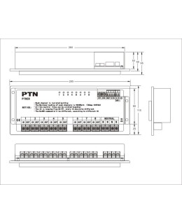 PTN - PTRE8 - 8-voudige relaisbox