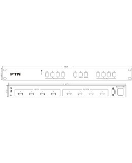 PTN - MHD44 - 4x4 HDMI 1.4a Matrix Switcher