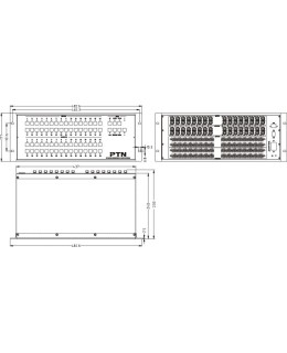 PTN - MCV3232A - 32x32 Video/audio matrix switcher