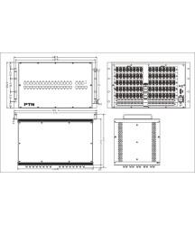 PTN - MRG1616A - 16x16 RGBHV + audio matrix switcher