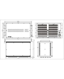 PTN - MRG1616A - 16x16 RGBHV + audio matrix switcher