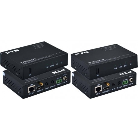 PTN - TPHD402P - 4K HDBaseT PoE extender kit 60 meter