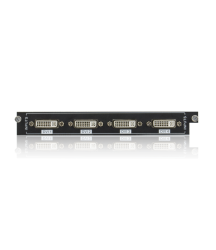 Multi 4x input DVI-I, seamless switching van MMX-4I-DS naar MMX-4O-DS, DVI, HDMI, VGA, YPbr en Video. max. 1080P 